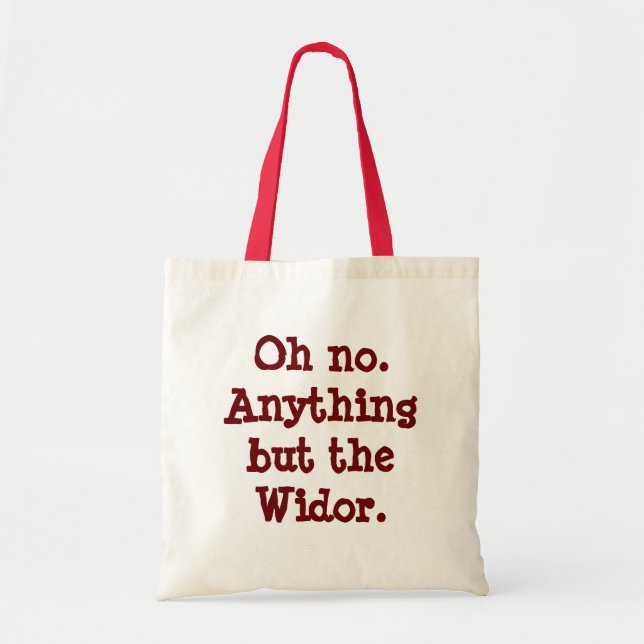Sac d'achat "Tout sauf la Largeur" (Devant)
