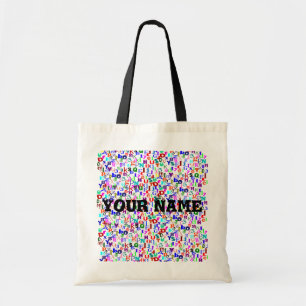 Sac d'alphabet et de nombres