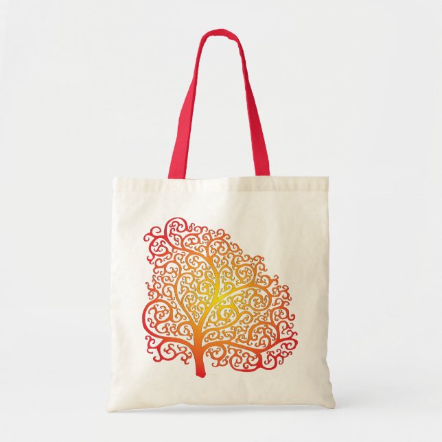 Sac d'arbre de CurliQ de flamme (Devant)