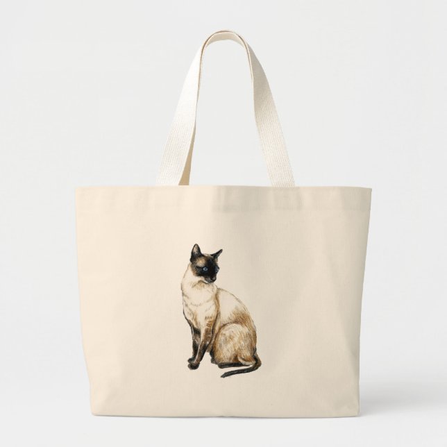 Sac d'art "de chat siamois" (Devant)