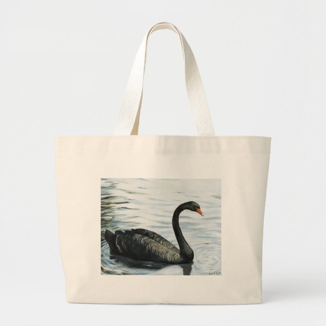 Sac d'art d'oiseau "de cygne noir" (Devant)
