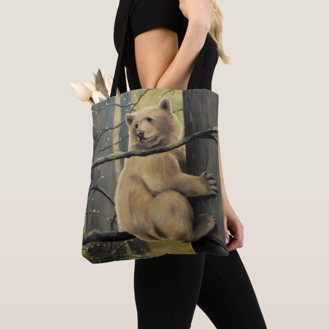 Sac d'art d'ours d'esprit et d'ours de Kermode de (De près)