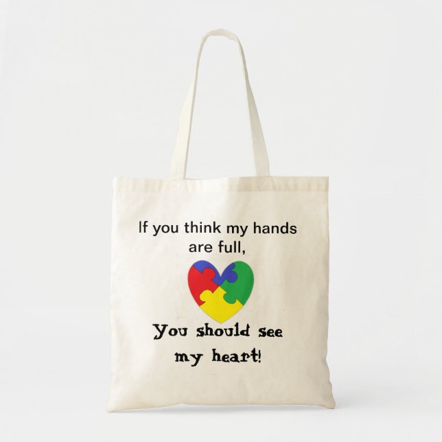 Sac d'autisme de coeur (Devant)