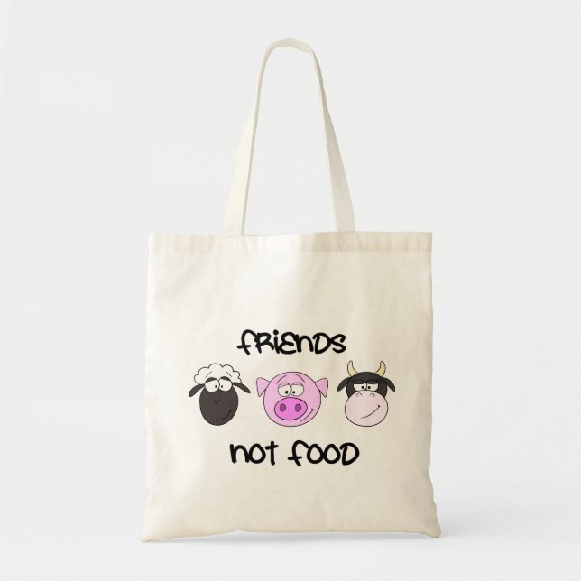 Sac de bande dessinée de nourriture d'amis pas (Devant)