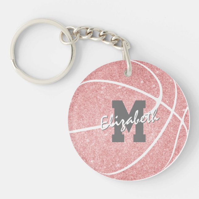 sac de basket-ball rose (Devant)