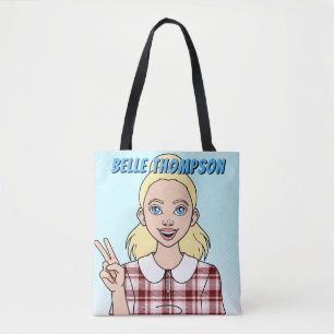 Sac de bibliothèque de la fille Visage Cartoon mig