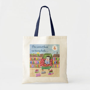 Sac de bibliothèque pour enfants de pingouin à lec