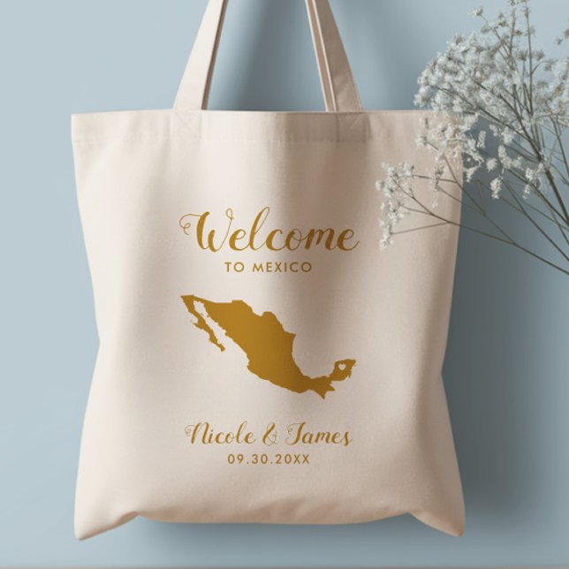 Sac de bienvenue de mariage de destination du Mexi (Créateur téléchargé)