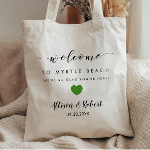Sac de bienvenue de mariage pour destination hôtel