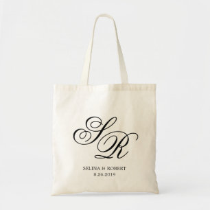 Sac de bienvenue personnalisé avec monogramme init