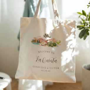 Sac de bienvenue pour mariage au désert de La Quin