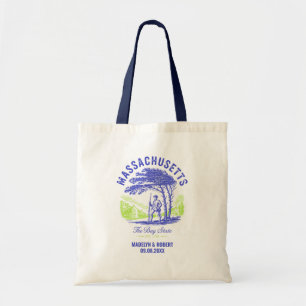 Sac de bienvenue pour mariage dans le Massachusett