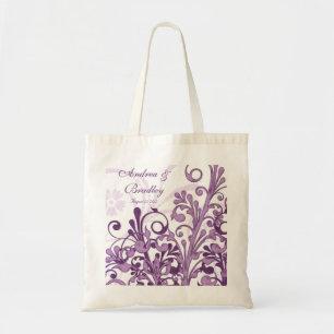 Sac de bienvenue pour Mariage Floral violet