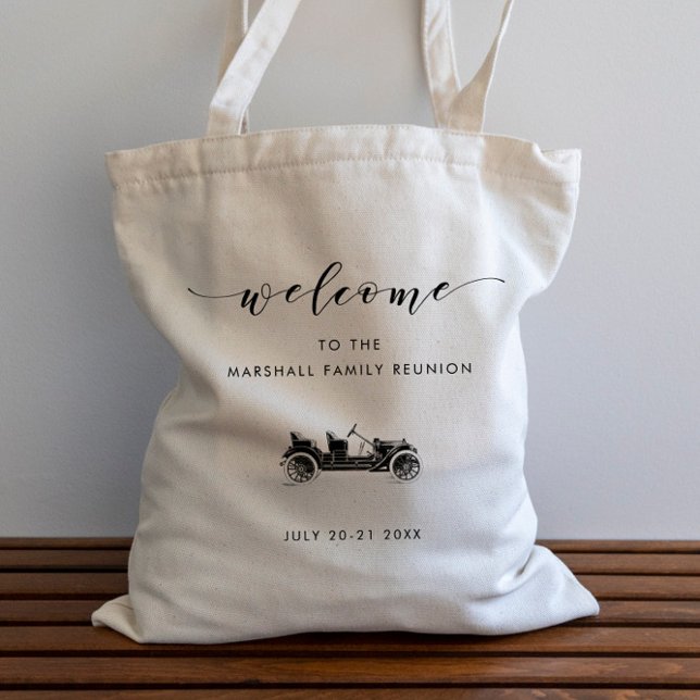 Sac de bienvenue pour réunion familiale avec voitu (Créateur téléchargé)