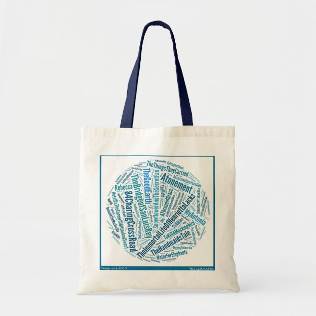 Sac de bookclub de fourre-tout de métier de fil de (Devant)