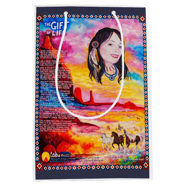 Sac de cadeau brillant (Devant)