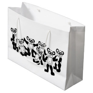 sac de cadeau d'amis de panda