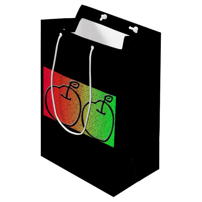 Sac de cadeau d'Apple (Devant Angle)