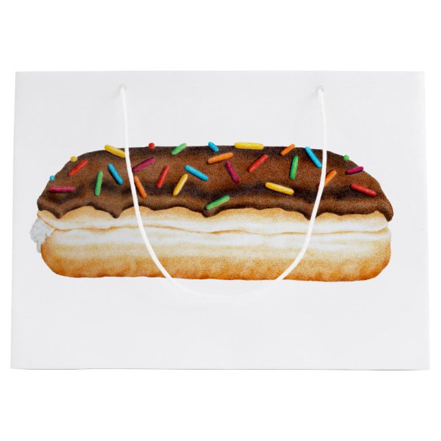 Sac de cadeau de beignet de chocolat (Devant)