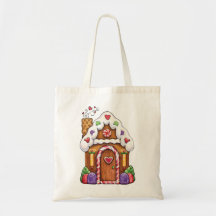Sac de cadeau de Chambre de pain d'épice
