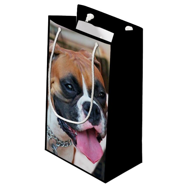 Sac de cadeau de chien de boxeur (Dos Angle)