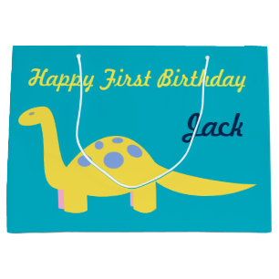 Sac de cadeau de dinosaure d'enfant en bas âge