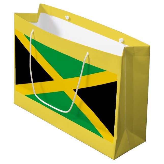 Sac de cadeau de drapeau de la Jamaïque (Devant Angle)