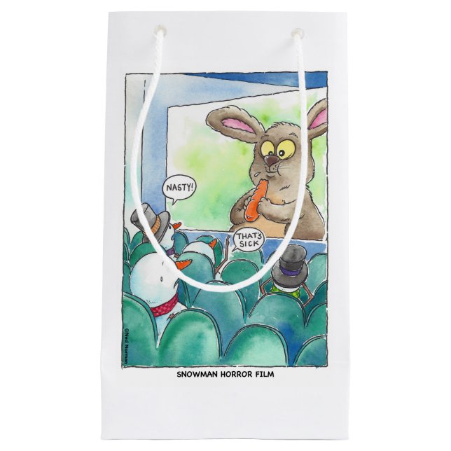 Sac de cadeau de film d'horreur de bonhomme de (Devant)