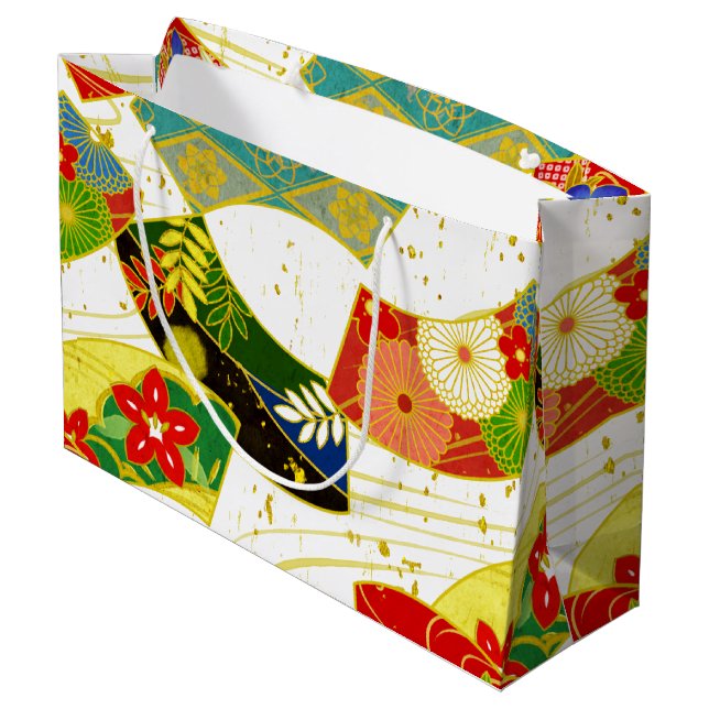 sac de cadeau de motif de Japonais (Dos Angle)