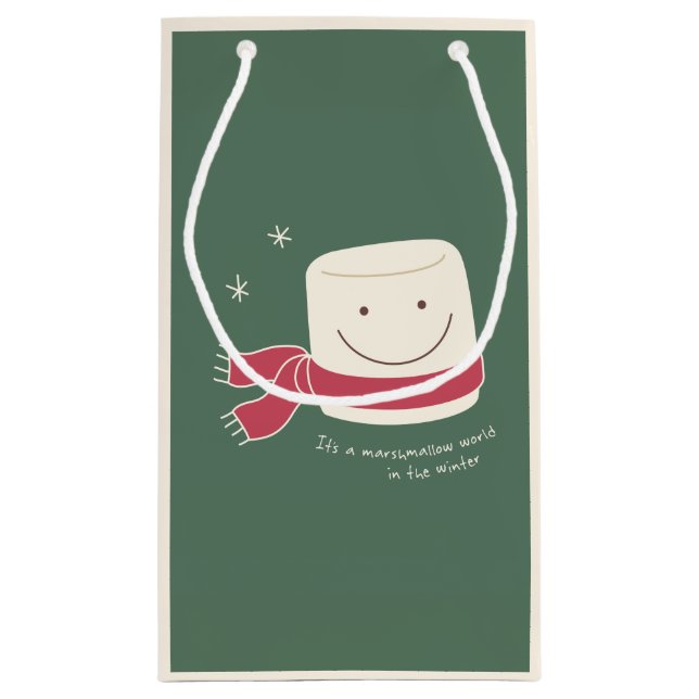Sac de cadeau de Noël de guimauve et de chocolat (Dos)