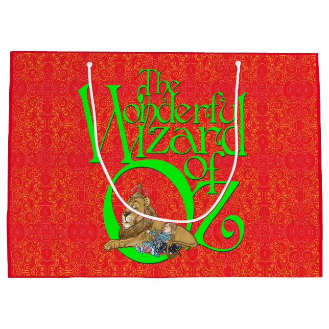 Sac de Cadeau de Noël Grand Classique Le Magicien  (Dos)