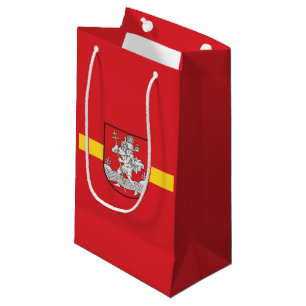 Sac de cadeau de petit format avec le drapeau de V