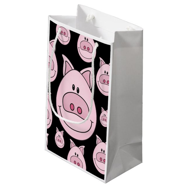 Sac de cadeau de visage de porc (Dos Angle)