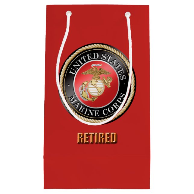 Sac de cadeau d'usmc Retireed (Devant)