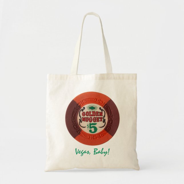 Sac de cadeau personnalisé par jeton de poker de (Devant)