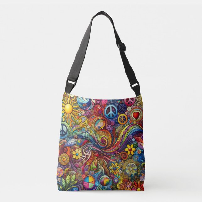 Sac de carrosserie de Boho coloré amusant (Devant)