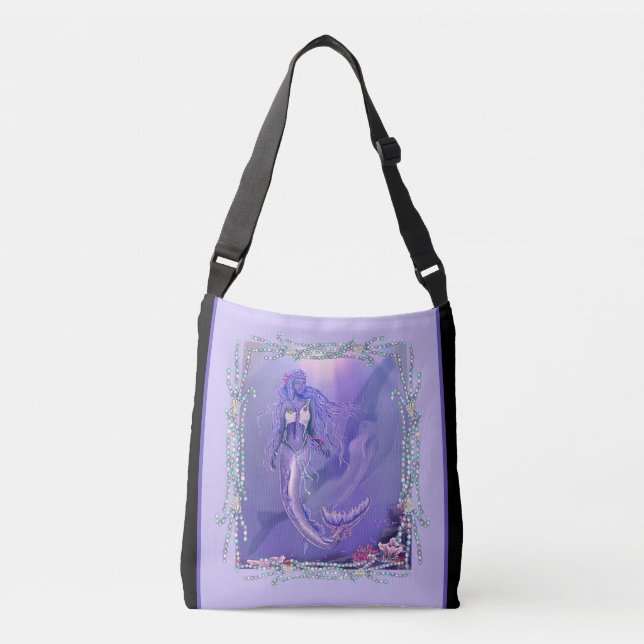 Sac de carrosserie de sirène de mer violet (Devant)