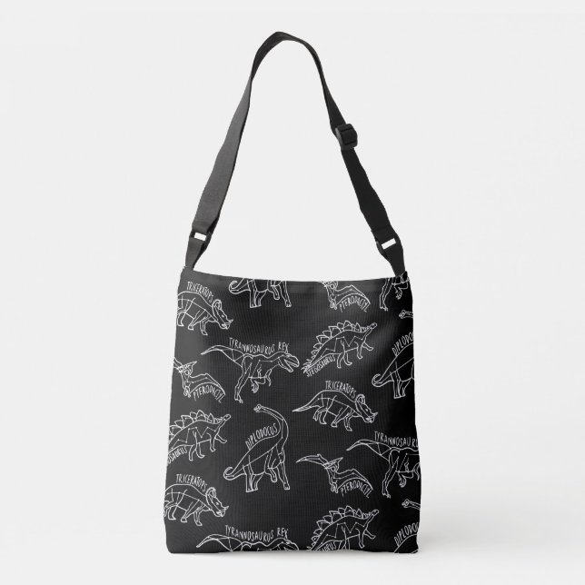 Sac de carrosserie Motif de Dinosaure Silhouette (Dos)