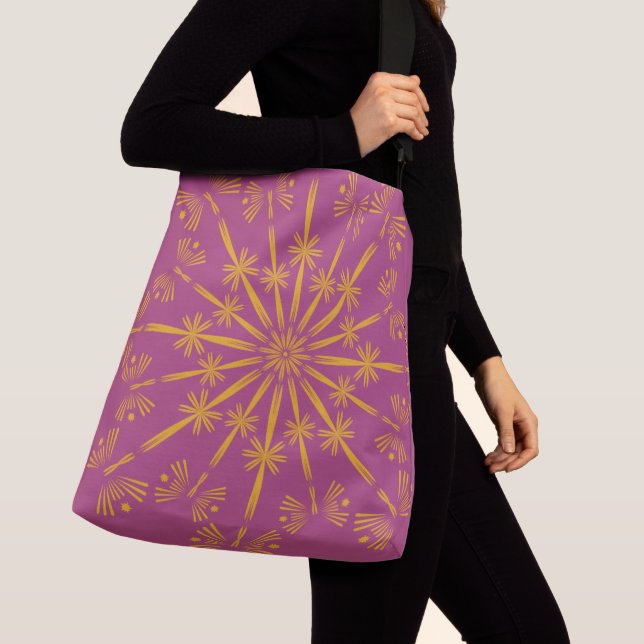 Sac de carrosserie rétro Mandala Boysenberry (2 di (De près)