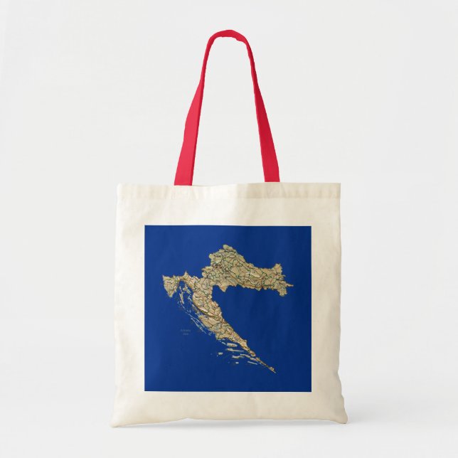 Sac de carte de la Croatie (Devant)
