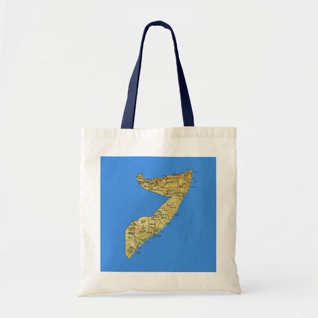 Sac de carte de la Somalie (Devant)