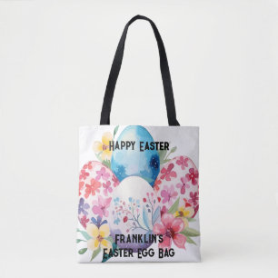 Sac de chasse aux oeufs de Pâques   Bonne Pâques