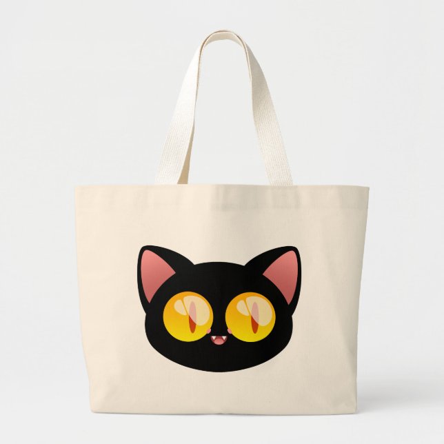 Sac de chat noir de Halloween (Devant)