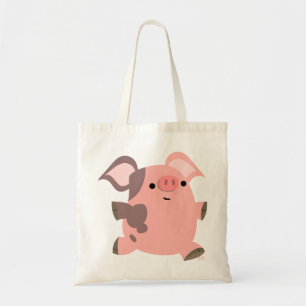 Sac de cochon de caricature sportif mignon