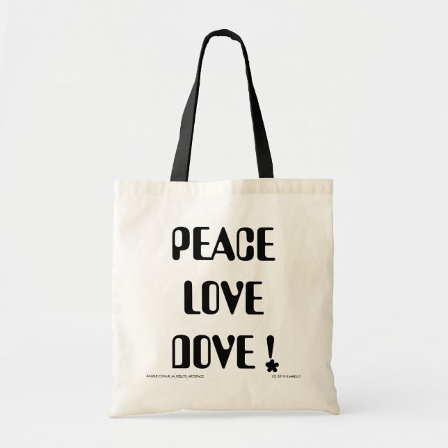 Sac de colombe Peace Love (Devant)