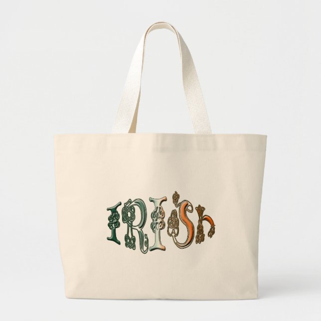 Sac de concepteur de couleurs de drapeau irlandais (Devant)