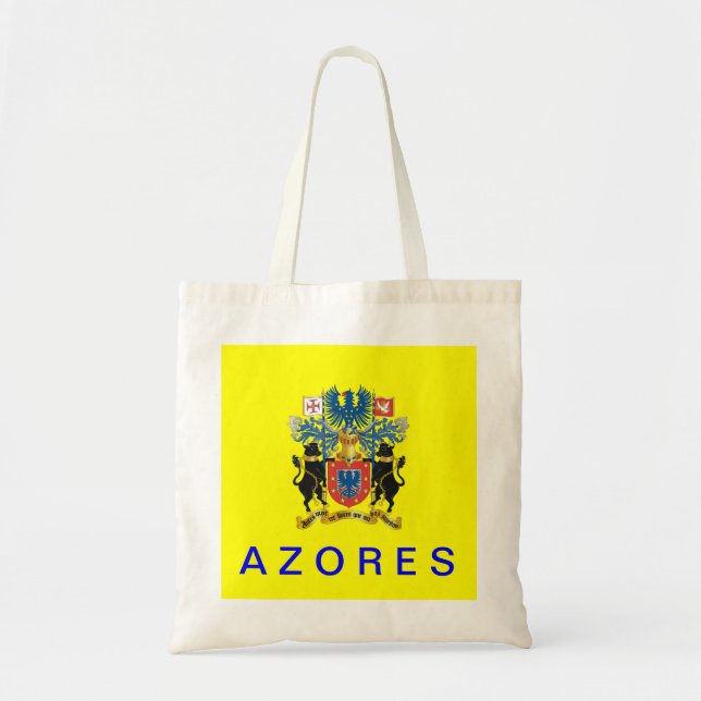 Sac de coton de drapeau des Açores (Devant)