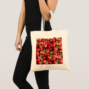 sac de course dans les pommes tote bag