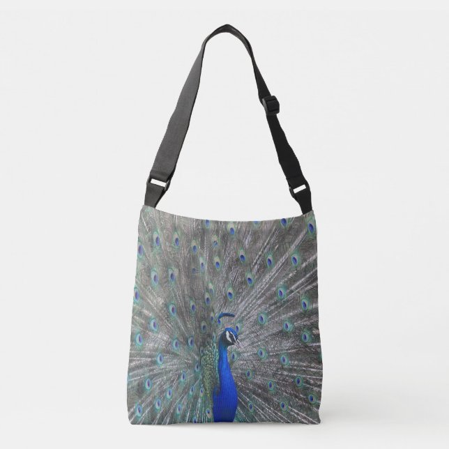 SAC DE CROISEMENT PHOTO PEACOCK (Devant)
