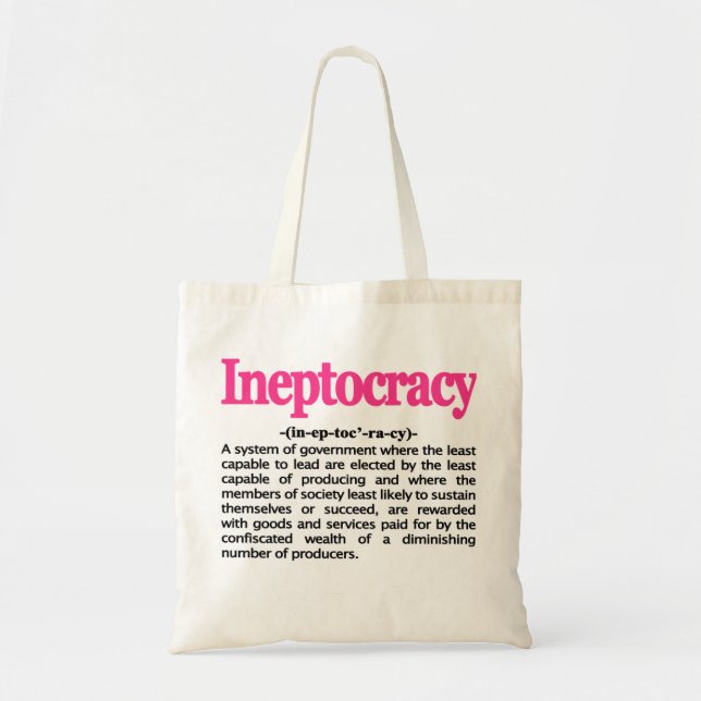 Sac de définition d'Ineptocracy (Devant)